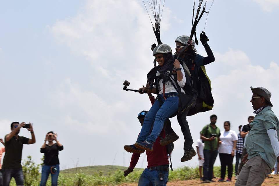 Tandem Flight — Lift-off over Vagamon, Kerala