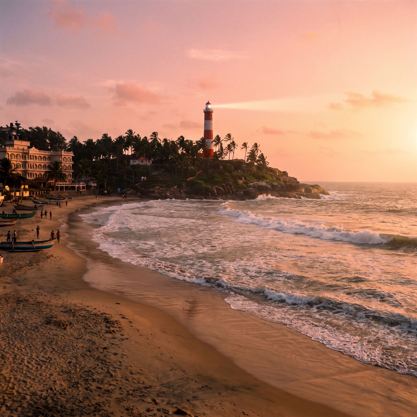 Hills, Wildlife & Beaches — Munnar, Thekkady, Alleppey, Kovalam & Cochin, 8 Days / 7 Nights