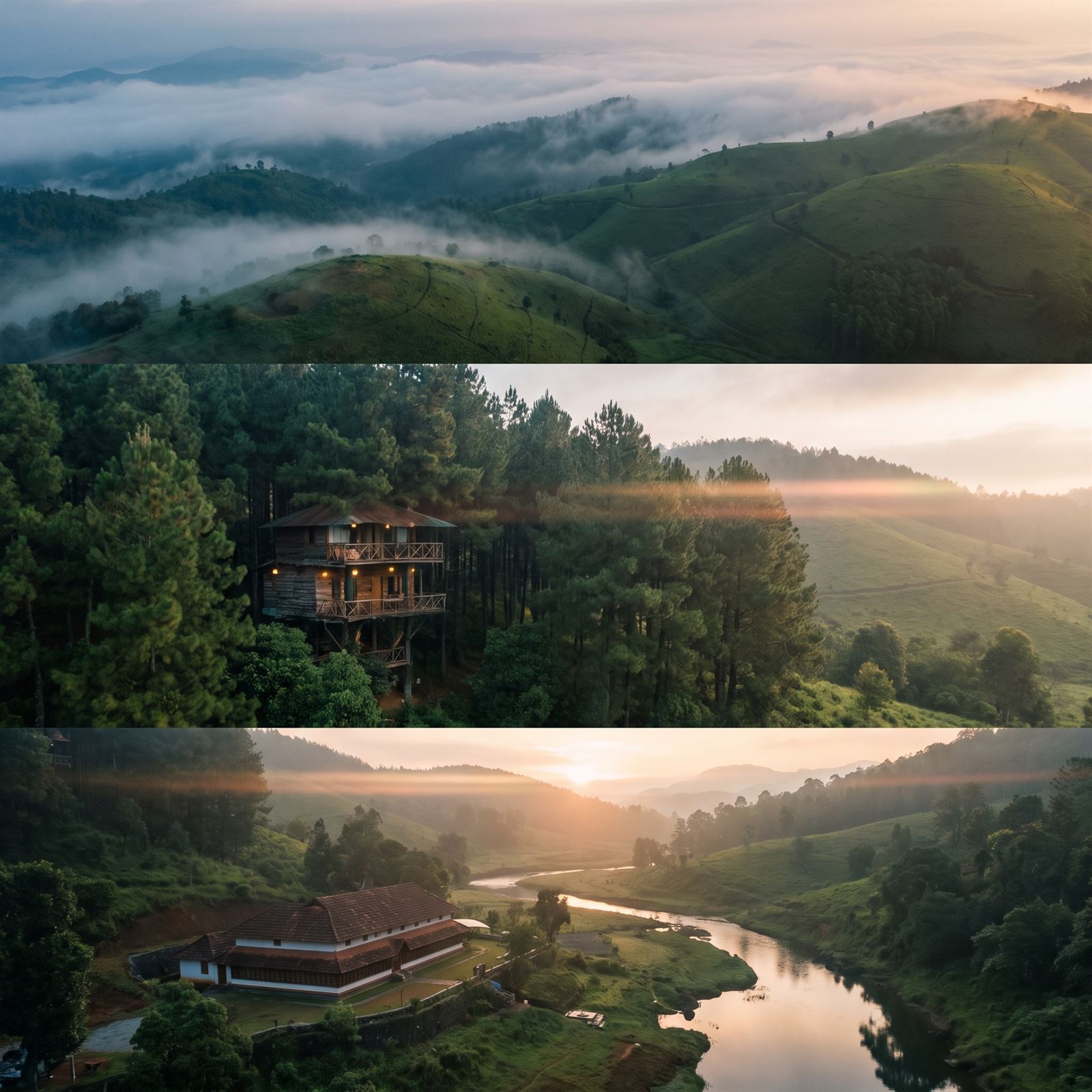 Mystic Hills & Tree House — Vagamon, Yendayar & Thekkady, 6 Days / 5 Nights